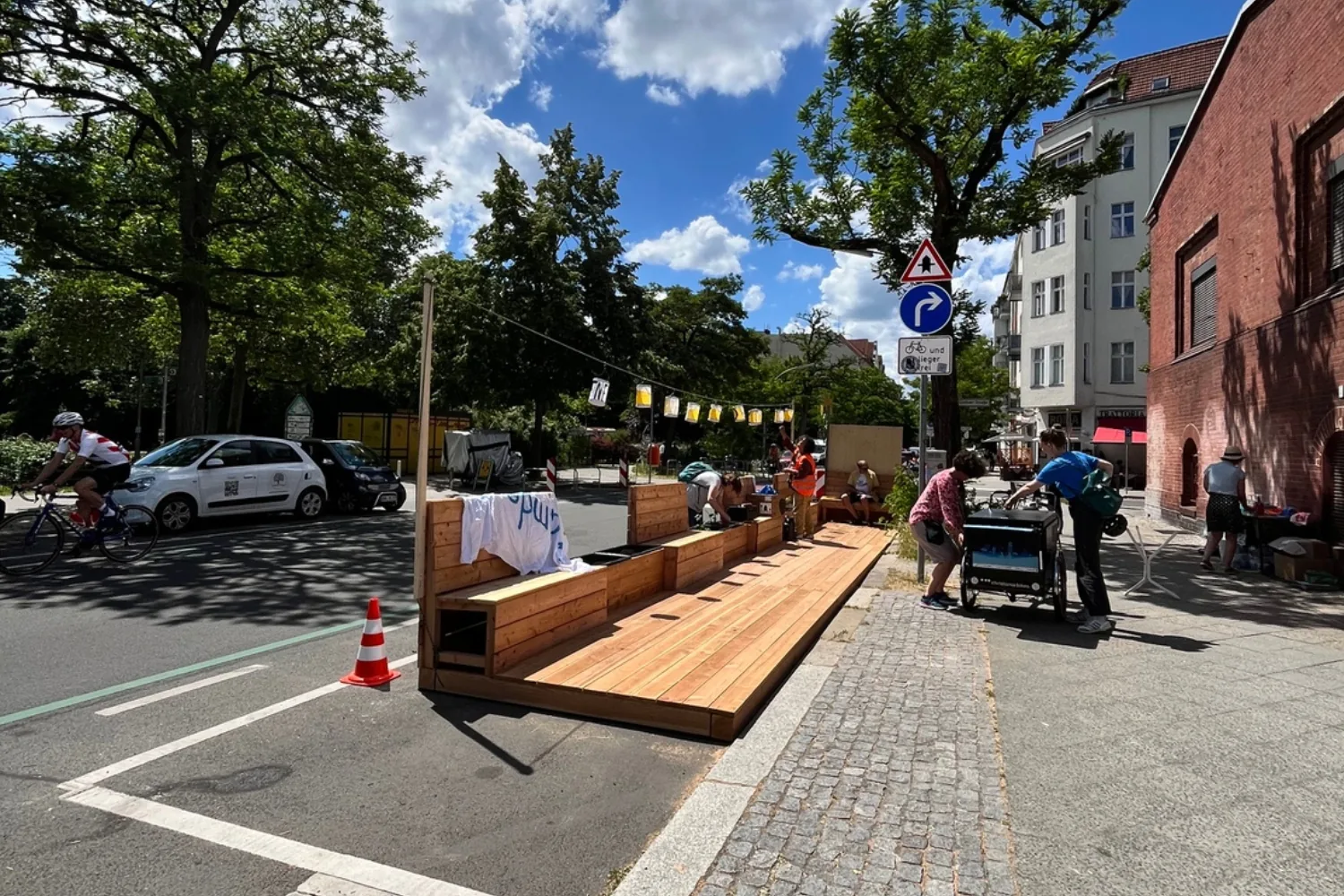 Parklets am Tramdepot Schöneberg