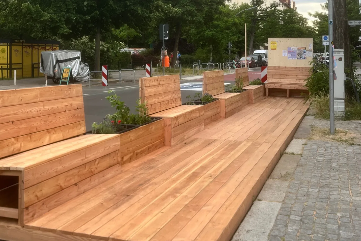 Parklets am Tramdepot Schöneberg