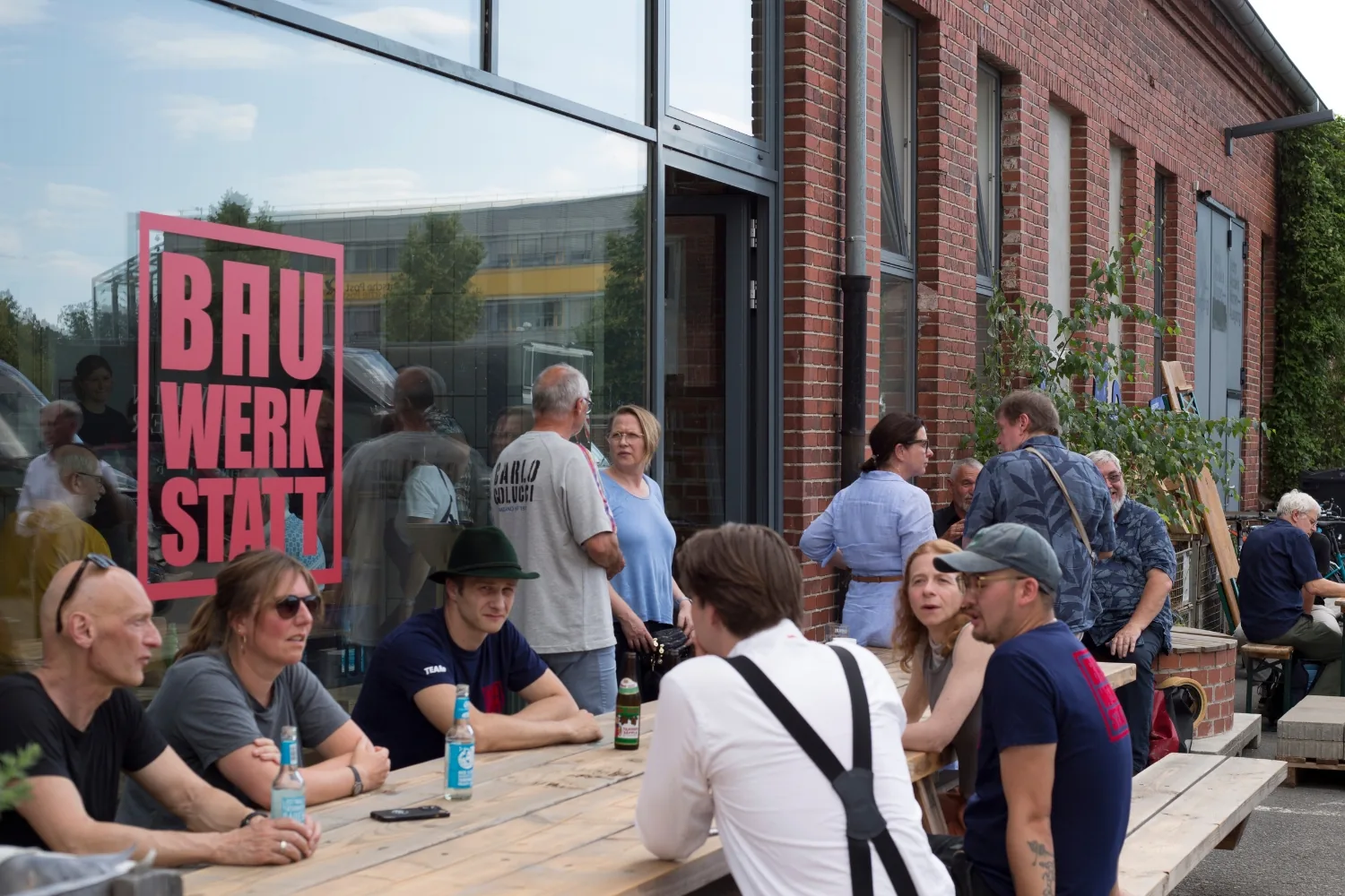 Sommerfest der BAUWERKSTATT in der Malzfabrik